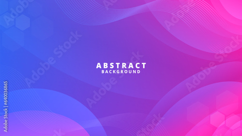 Abstract Gradient Purple Blue liquid background. Modern background design. Dynamic Waves. Fluid shapes composition. Fit for website  banners  brochure  posters