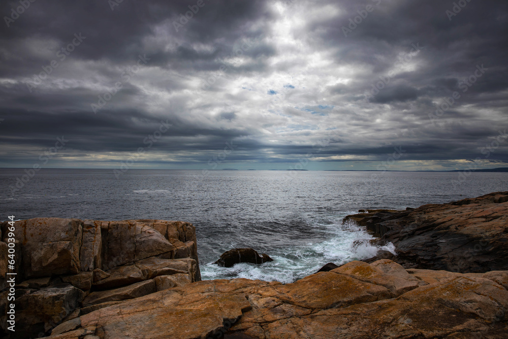 Cloudy Day at Schoodic Point