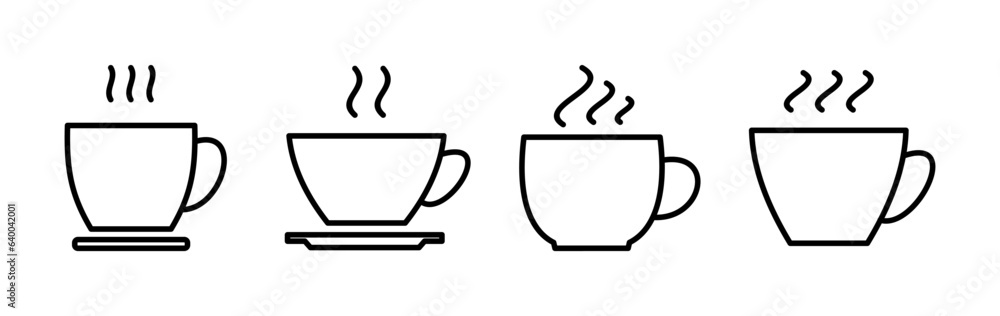 Cup coffee icon vector. coffee cup icon. mug Cup coffee icon vector. coffee cup icon. mug