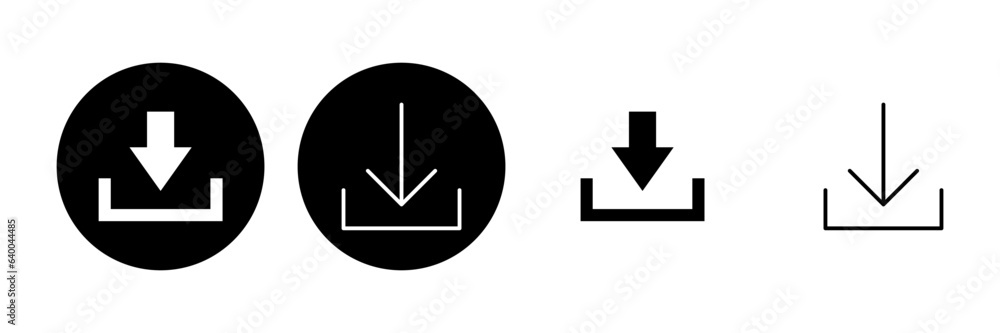 Download icon set. Download vector icon Download icon set. Download vector icon