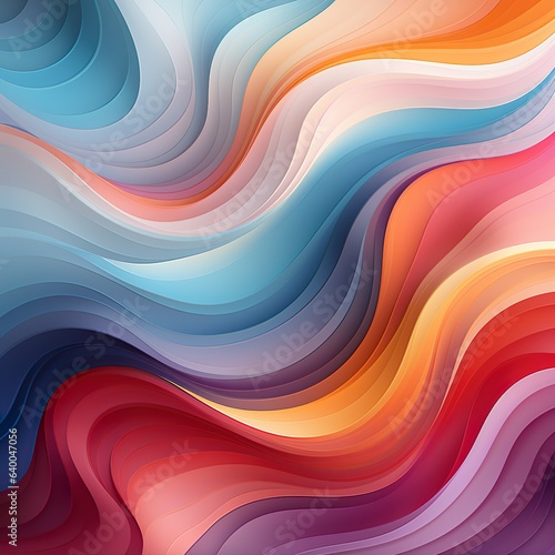 abstract background with colorful waves