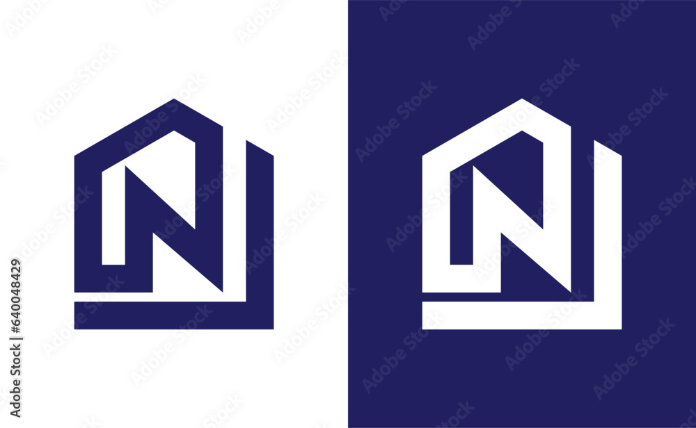 construction house logo initials construction house logo initials
