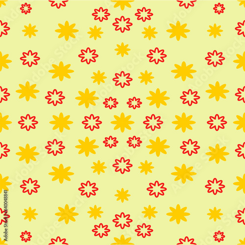 The star flower pattern 