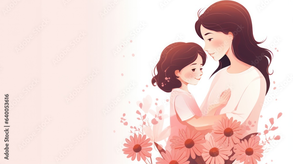 Design template of mother's love for child Design template of mother's love for child