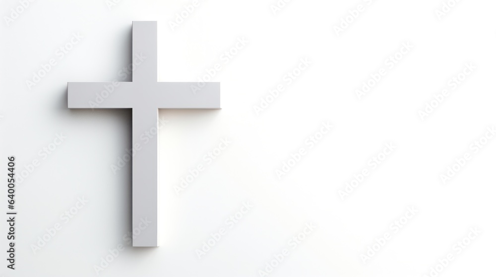 Fototapeta premium Design template of cross, minimalist