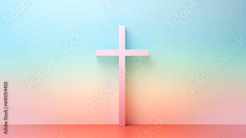 Design template of cross, minimalist