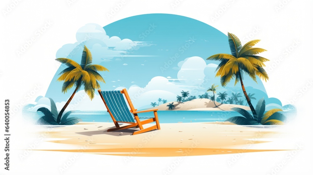 Obraz premium Design template for beach vacation