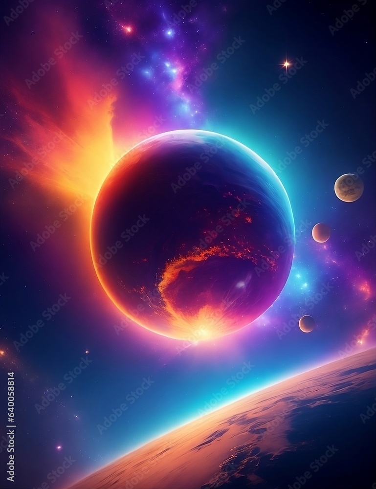 Obraz premium comet fall