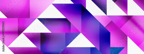 Captivating vector abstraction. Triangles interlock in mesmerizing dance, crafting dynamic geometric backdrop. Fusion of shapes and angles creates artful symphony of modern design