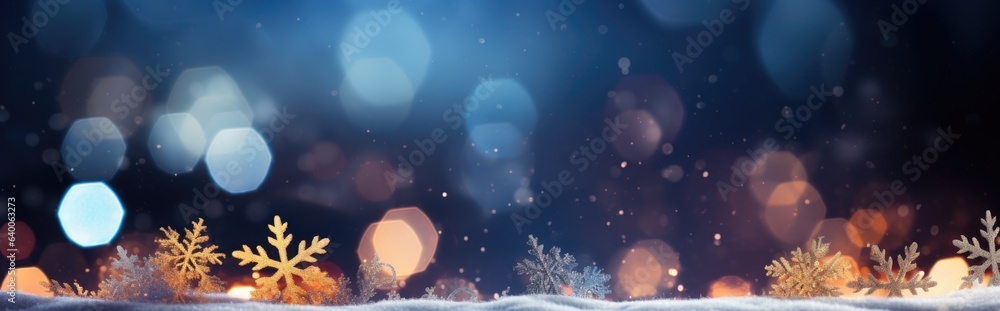 Fototapeta premium The original background image in banner format for the New Year theme