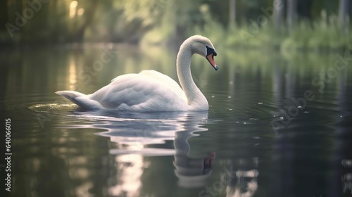 swan on the lake