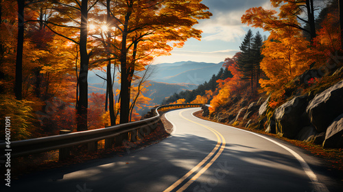 Autumn Leaves - Mountain Highway © Jeff