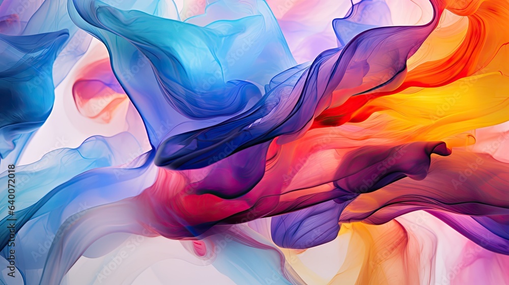 An image of an abstract colorful background that creates a sense of movement and depth.