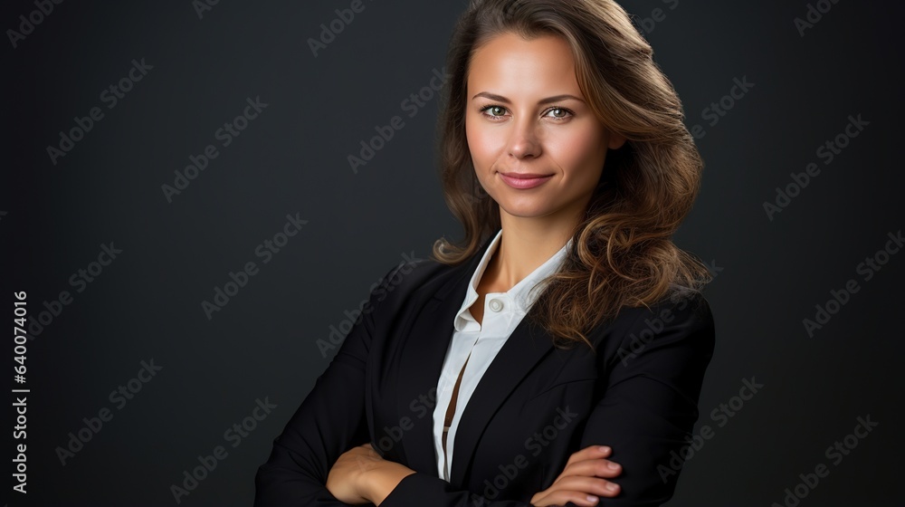 portrait of a confident businesswoman and looking at camera portrait of a confident businesswoman and looking at camera