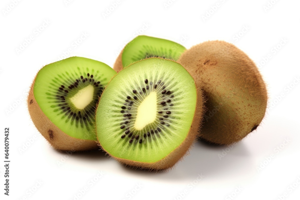 Fototapeta premium kiwis fruit isolated on white background