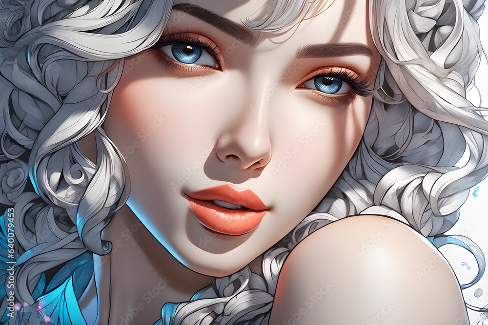 strong woman, attractive woman, Generative AI strong woman, attractive woman, Generative AI