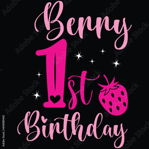 Berry 1st birthday