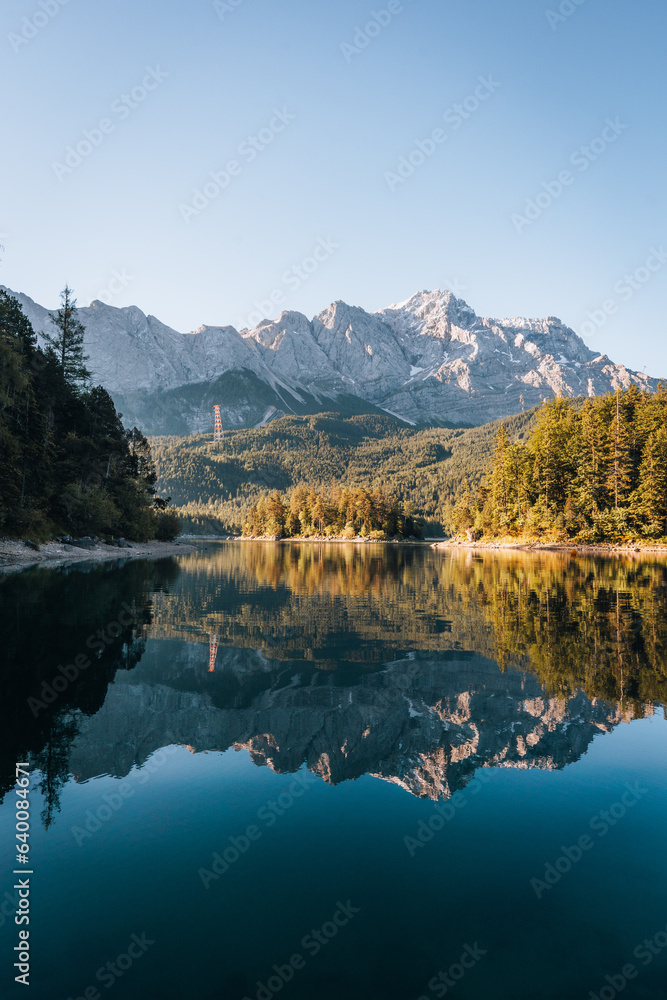 Morning photo of Eibsee Mountain Lake, Garmisch Partenkirchen, Bavaria, Germany