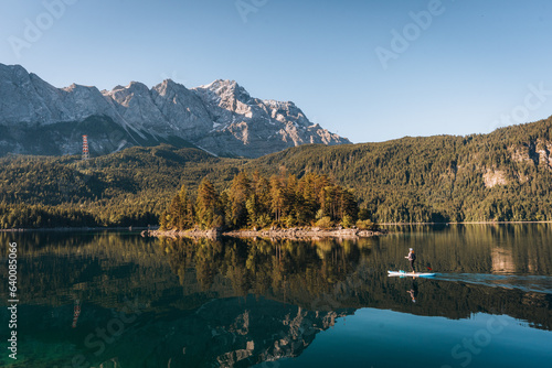 Morning photo of Eibsee Mountain Lake  Garmisch Partenkirchen  Bavaria  Germany