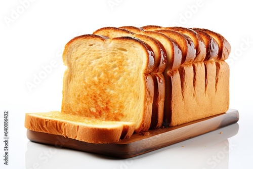 Toast Bread Isolated On White