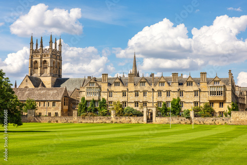 Obraz na płótnie Merton College side view. Oxford, England w salonie