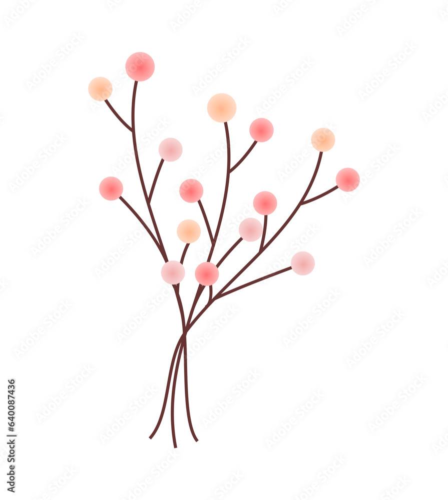 Simple cute pink flower with stem illustration vector design Simple cute pink flower with stem illustration vector design