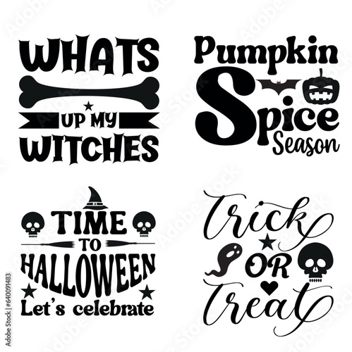 HHalloween typography svg design for t shirt