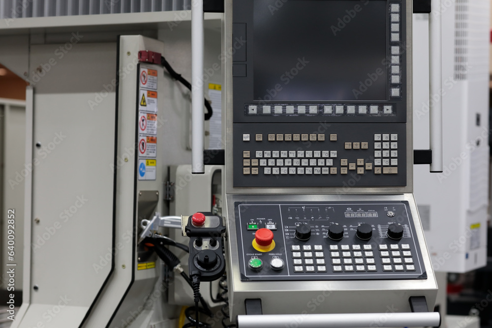 control console of 5 axis CNC machining center control console of 5 axis CNC machining center