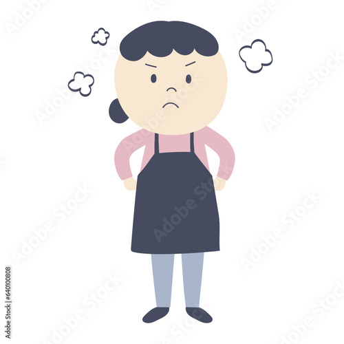 angry mother