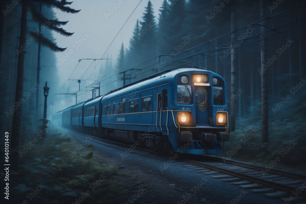Train in the dark