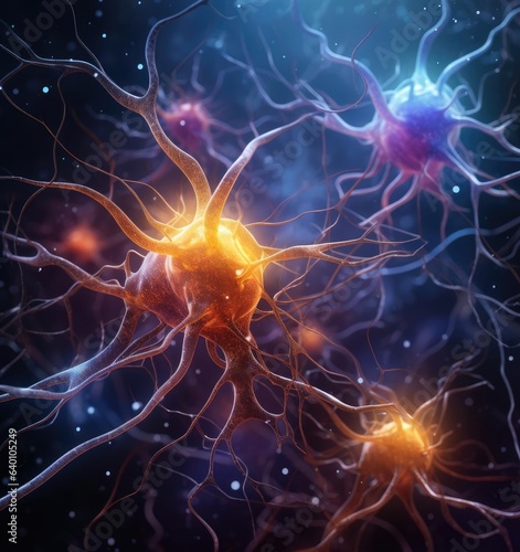 Neurons in the brain