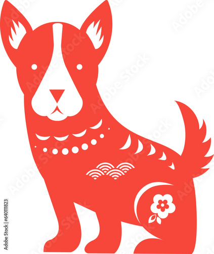 Red dog - Chinese zodiac symbol