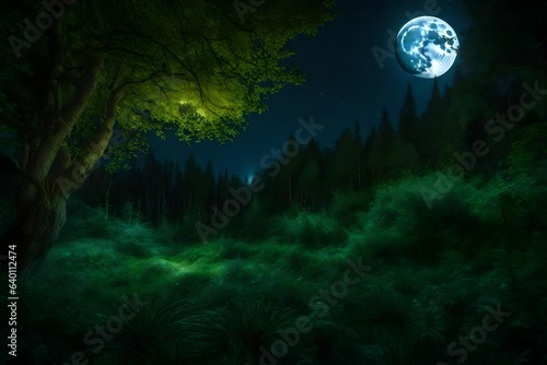 landscape with moon © SAJAWAL JUTT