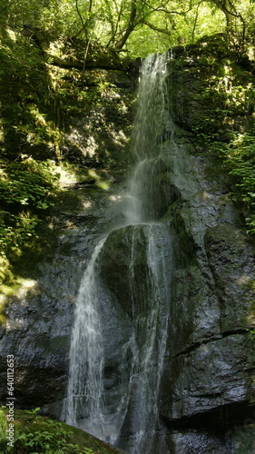 Waterfall deep in the mountains