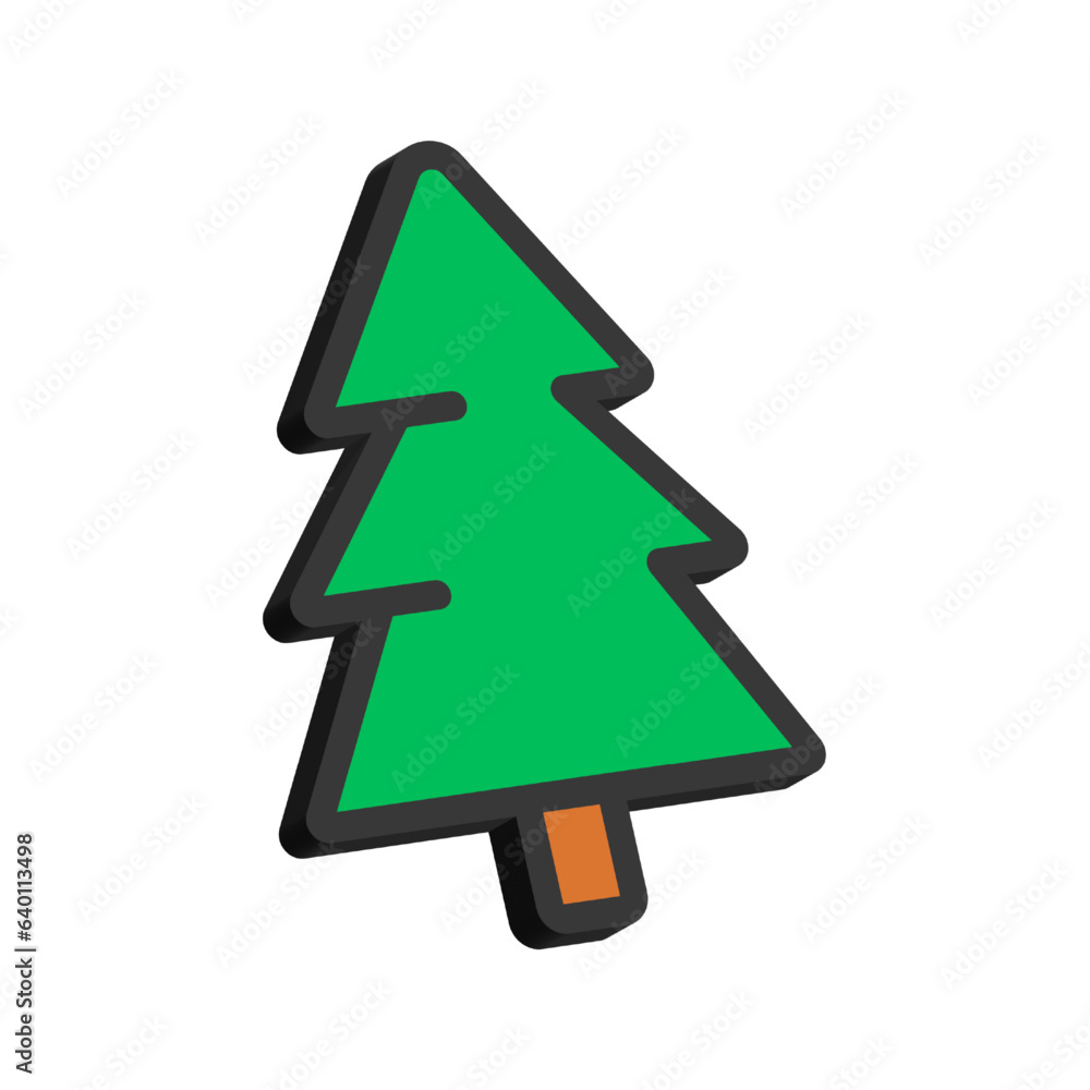 3D Illustration of Pine Tree Isolated on White Background
3D Illustration of Pine Tree Isolated on White Background