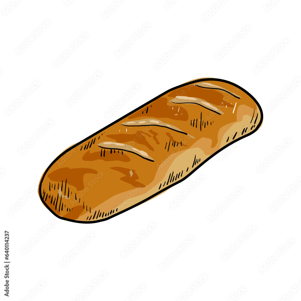 loaf of bread cartoon vector loaf of bread cartoon vector