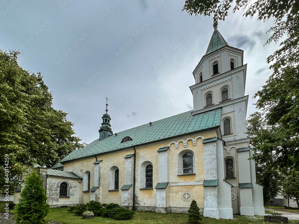 The church of St. John the Baptist in Zloty Potok, Poland