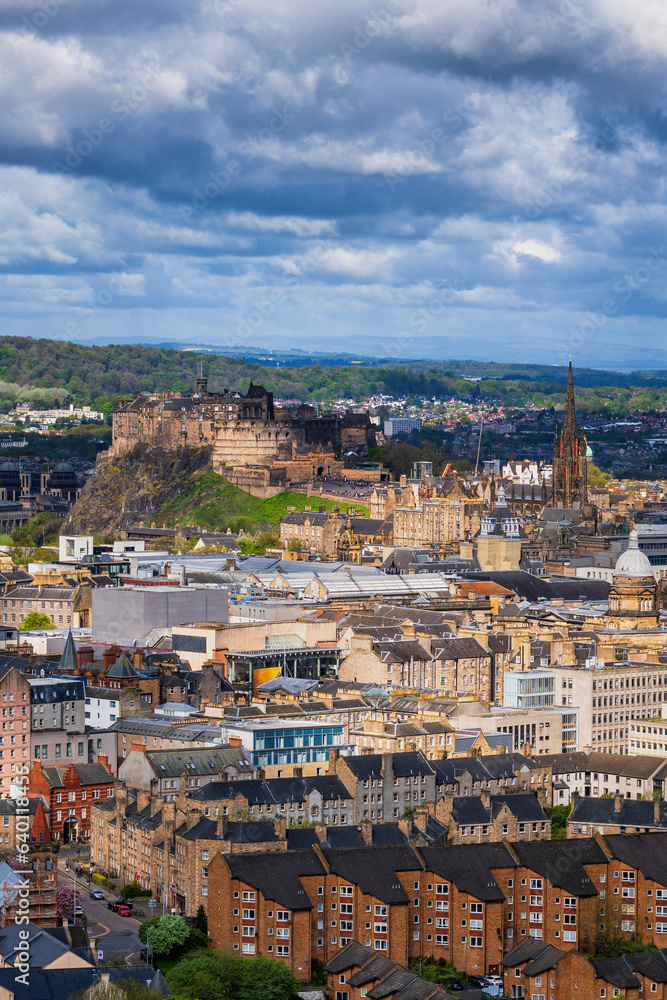 Edinburgh Cityscape In Scotland
