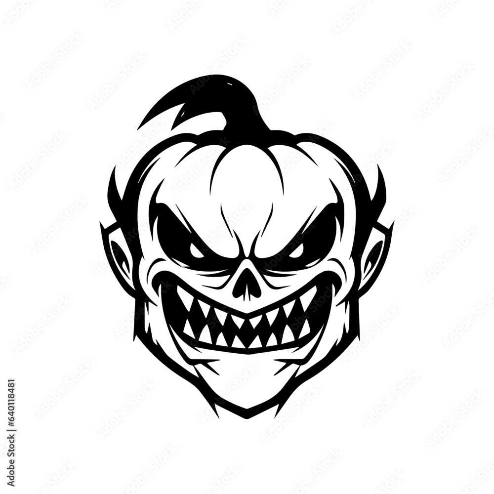 Halloween pumpkin Vector White Background Halloween pumpkin Vector White Background
