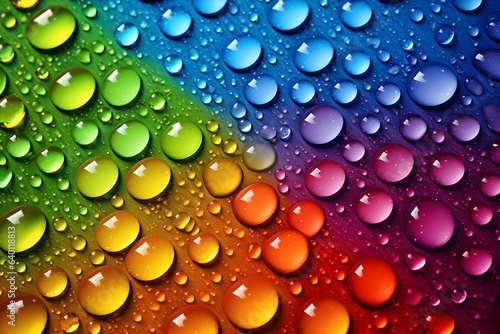 water drops on a background