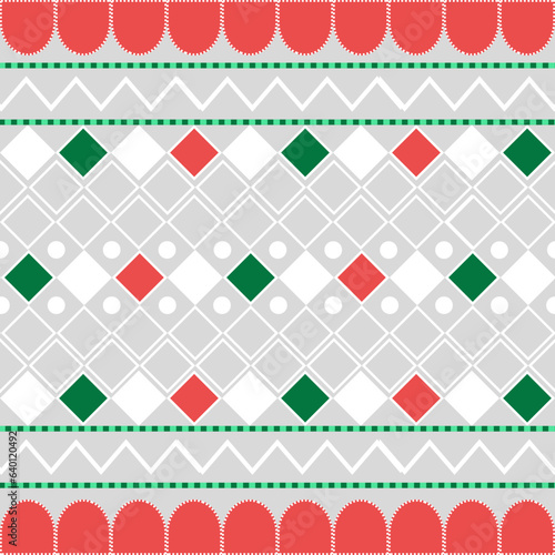 Geometric elements stripes pattern for Christmas and Happy New Year.
