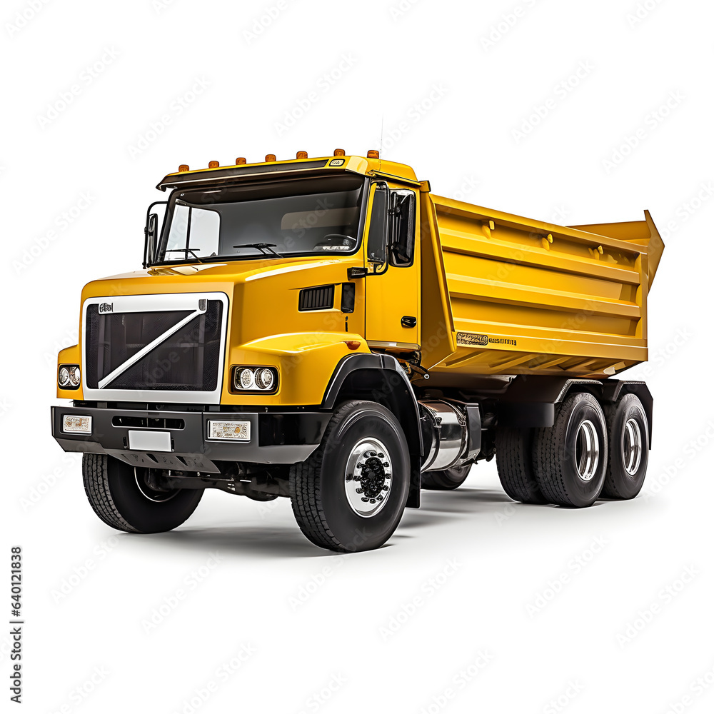 truck isolated on white background 