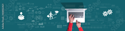 Foto Concept of continuing education