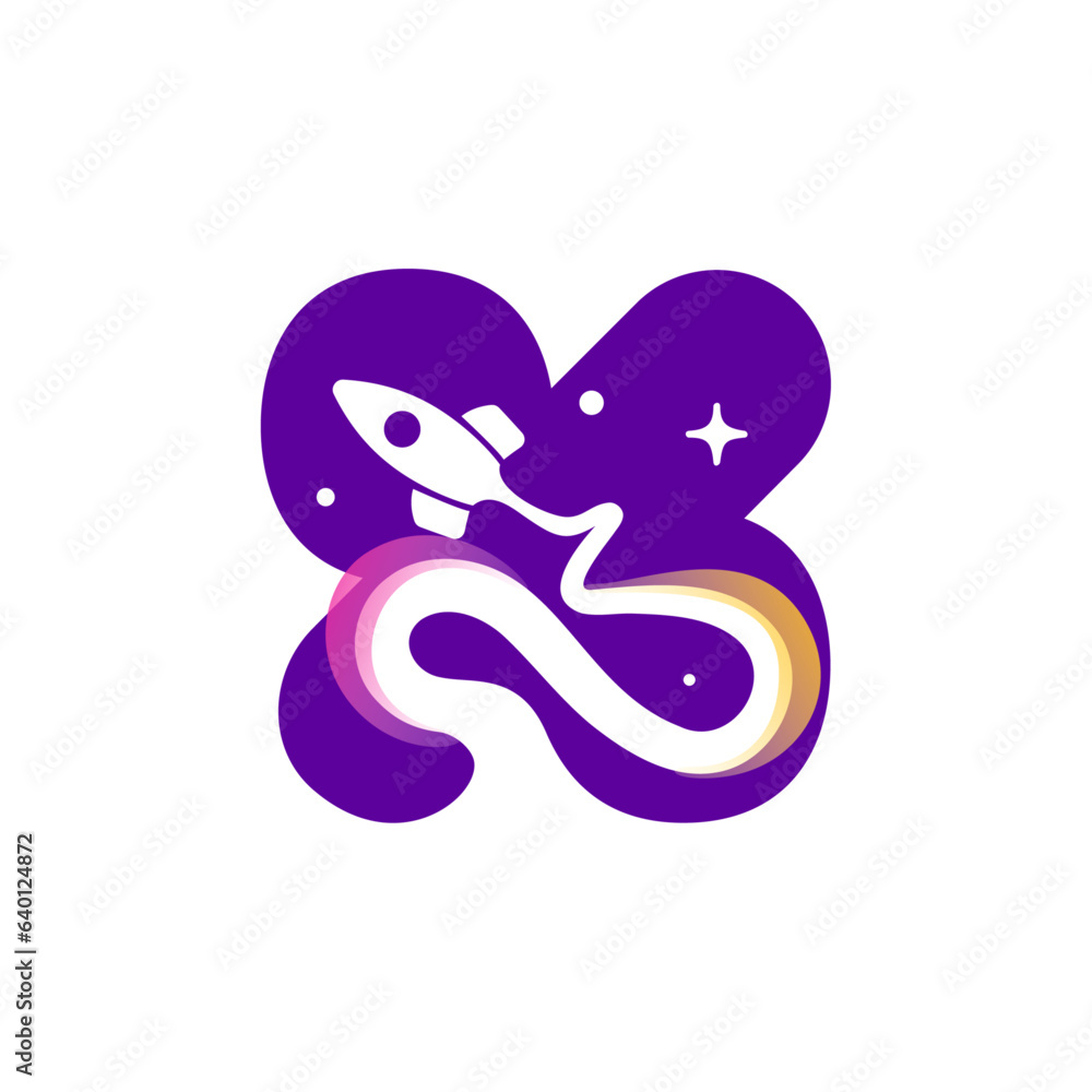 Percent sign with rocket launch trail, planets, and stars. Negative space style icon. Vector typeface for science identity, planet travel app, chemistry posters, jet company, and biology advertising. Percent sign with rocket launch trail, planets, and stars. Negative space style icon. Vector typeface for science identity, planet travel app, chemistry posters, jet company, and biology advertising.