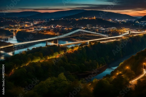 view of the city and the river