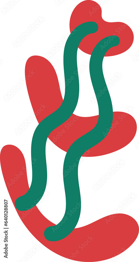 Abstract hand drawn organic shape Abstract hand drawn organic shape