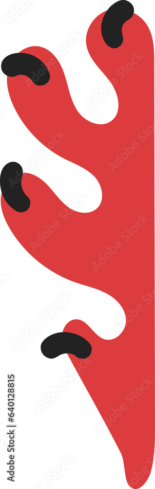 Abstract hand drawn organic shape Abstract hand drawn organic shape