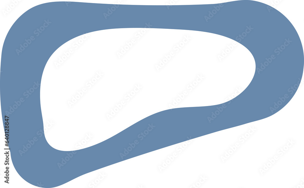 Abstract hand drawn organic shape Abstract hand drawn organic shape