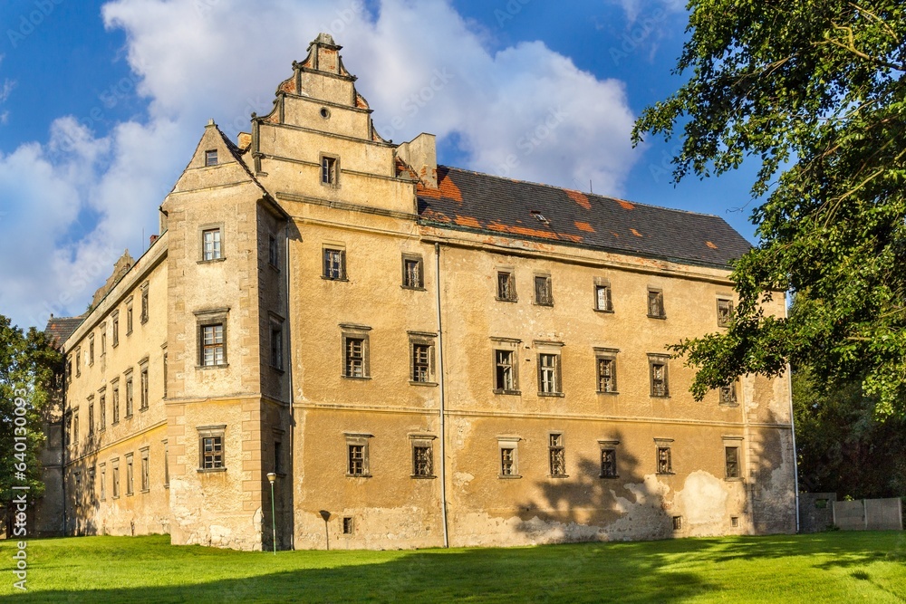 Chateau Plakowice in Lwowek Slaski, Poland