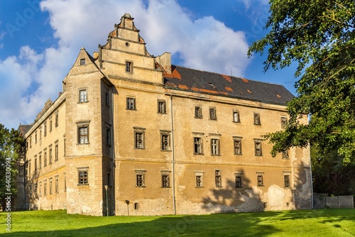 Chateau Plakowice in Lwowek Slaski, Poland